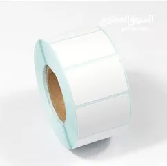  4 ليبل ورقي THERMAL 40*25 LABEL PAPER املصق حراري 40 × 25 ملم  5 حبات  4 دينار