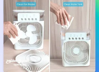  3 مروحة مكيف هواء محمولة Portable Air Conditioner Fan