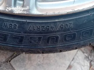 5 جنط 17 للبيع