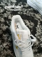  2 لقطة بوت نايك اير فورس اصدار لويس فيتون صناعة ايطالية بسعر مغري  nike air forse