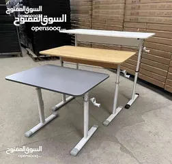  1 افخم الموديلات من طاولات اللابتوب بمواصفات مميزة إمكانية التحكم بالارتفاع/ قابلة للطي / احجام مختلفه