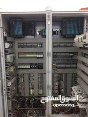  1 اعمال كهربائيه صيانه و تصميم لوحات تحكم و برمجة  PLC