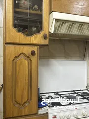 4 خزائن مطبخ خشب mdf مغطى بقشرة بلوط