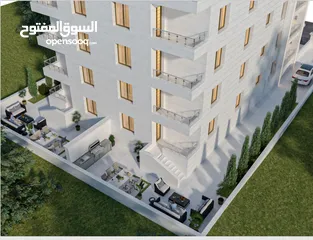  6 شقة فاخرة جداً ارضية دبلكس بمساحة255م في اربد شارع البتراء