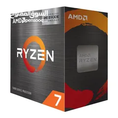  1 معالج amd r7 5800x3d + قطع و اكسسوارات