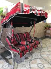 7 عرض خاص على طقم فرش كامل لاطقم الرتان و المرجيحة الإيطالي   . متوفر خدمة التوصيل