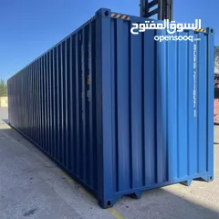  2 حاويات 20قدم + 40قدم عالي وواطي للايجار