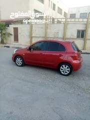  10 نيسان ميكرا موديل 2020 لون خمري ميتالك فحص كامل