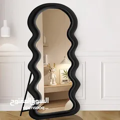  2 خلي كل نظرة بالمرآة لحظة جمال  مرايا ستاند بإطار مخملي فاخر