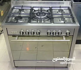  1 Glemgas 5 burner Gas stove 90x60cm full heavy duty