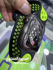  6 Used Apple Watch Series 6 (44mm) ساعة ايفون الاصدار السادس قياس 44 مستعملة بجالة جيدة جدا كفالة محل