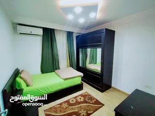  3 شقة فاخرة للايجار مفروش  بارقي منطقة بالمهندسين  شارع احمد عرابي