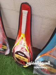 4 مضارب تنس ارضي جديده للبيع بحاله ممتازه جدا وماركات