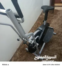  1 جهاز رياضي الدراجه الهوائيه الغزال يدين ثابته ومتحركه مع شاشه