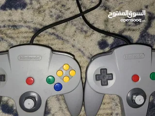  3 ايادي نينتيندو 64 اصليات  وكالة