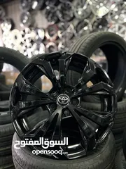  1 /:- جنط تويوتا  /:- اصلي بحالة الوكالة   /:- قياس: “18”.