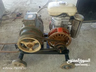 2 مولد كهرباء بنزين 3 كيلو ونص ياباني نوع هوندا