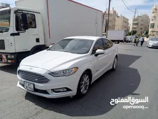  2 فورد فيوجن 2017هايبرد فحص كامل لون ابيض