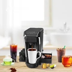  4 ماكينة Lepresso متعددة كبسولات الشاي والقهوة (LPMFCMSBK)  Lepresso Multi Capsule Tea and Coffee