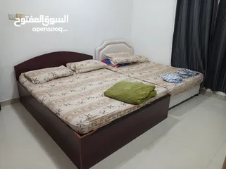  1 Double & Single bed with mattress