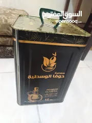  2 تنكة زيت زيتون بلدي معصور جديد