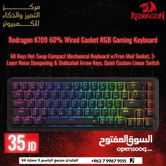 1 Redragon K709 65% Wired Gasket RGB Gaming Keyboard كيبورد