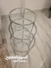  1 طقم طاولات سيرفس متداخلة جديد