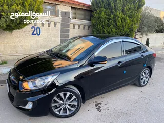  27 هونداي أكسنت 2015 فحص كامل 7 جيد  وارد الوكالة ممشى قليل 97 الف كم محرك 1600cc