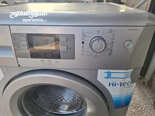  6 غسالة بيكو 7 كيلو شبة جديدة 1000 دورة سليفر