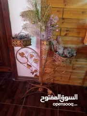  1 ستاند ورد لونه ذهبي