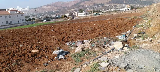  4 ارض سكني منطقة عين الباشا مساحة دونم قرب مستشفى الأمير حسين و نادي البقعة الرياضي