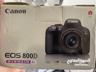  9 كاميرا Canon 800D بحالة الوكالة