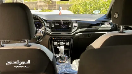  12 فولكس فاجن تي روك T-Roc 2021 Black Edition كامل الاضافات ما عدا فتحه