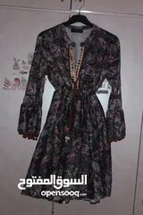  2 فستان نسائي قصير بوهيمي