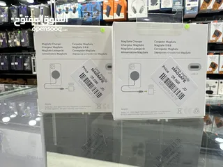  4 شاحن لاسلكي للايفون ماج سيڤ وصلة شحن تدعم 15 واط لاسلكي  iPhone MagSafe Caple Charger 15w