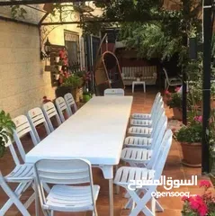  14 طاولات وكراسي طوي للعزايم والرحلات واعياد الميلاد