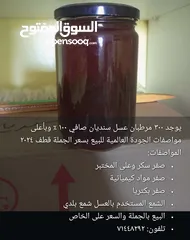  1 عسل سنديان صيفي وربيعي صافي 100٪