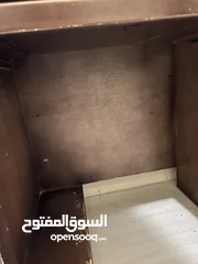  6 مكتب تفصيل خشب زان اصلي ثقيل وكالة بالاضافة الى طاولة خشب قزاز