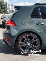  17 جولف Golf Tsi MK7.5 موديل 2018  بحالة الوكالة تسيير 2021  السيارة فللل اضافات