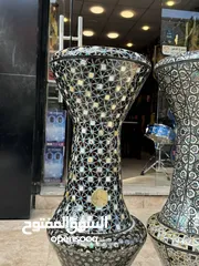  2 طبله جوهره الفن الصدف الازرق اعلى جوده وأعلى صنف