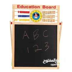  2 لوح سحري للتعليم واللعب يتضمن جهة للتعليم وجهة أخرى للعب مع هدايا متعددة للاستخدام