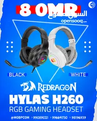  10 REDRAGON Hylas H260 RGB Gaming Headset - سماعة جيمينج من ريدراجون !
