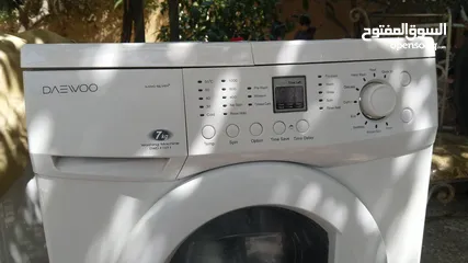  1 غساله دايو 7ك فل بحاله ممتازه للبيع