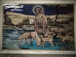  5 لوحة تراثية خاصة بالديانة المسيحية .