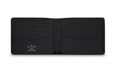  3 Louis Vuitton Slender Wallet Monogram    Eclipse  محفظة لويس فيتون الأصلية