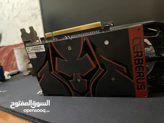  4 كرت شاشة 1050ti 4g مختوم asus gaming