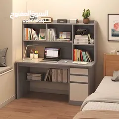  9 مكتب دارسي أنيق وعملي تصميم ذكي  ليوفر مساحة كبيرة مناسب المدارس والجامعات اللابتوب والكمبيوتر .