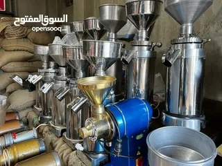  5 مطاحن قهوة أحجام مختلفة و أسعار مختلفة حجر 8 لحجر 15 واحد فاز وثلاثة فاز بحال الوكالة ماكنات وكالة
