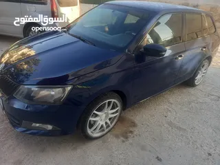  8 سكودا فابيا ديزل 2015 بسعر ببلاش 37.5 برايفت قير عادي