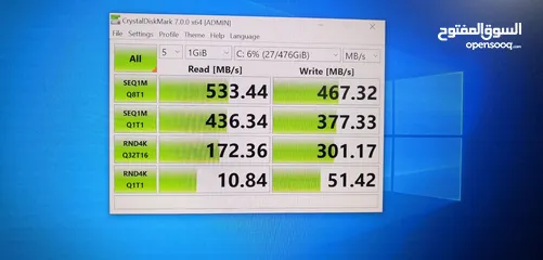  13 لابتوب لينوفو i5 الجيل السابع، 8 جي بي رام، 512 جي بي تخزين